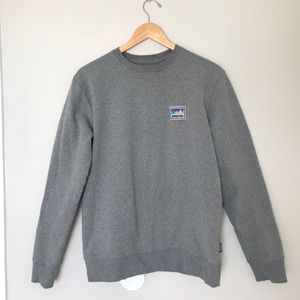 Patagonia grey crewneck